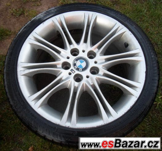 BMW - originální letní hliníková kola 18" styl 135- pneu 95% – fotografie 2