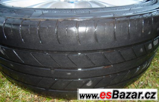 BMW - originální letní hliníková kola 18" styl 135- pneu 95% – fotografie 5