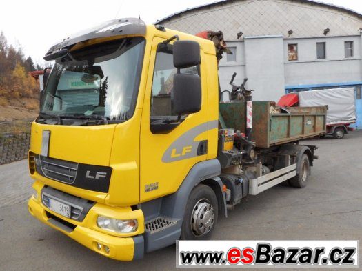 Prodám DAF 45.210 kontejner + HR Palfinger – fotografie 1