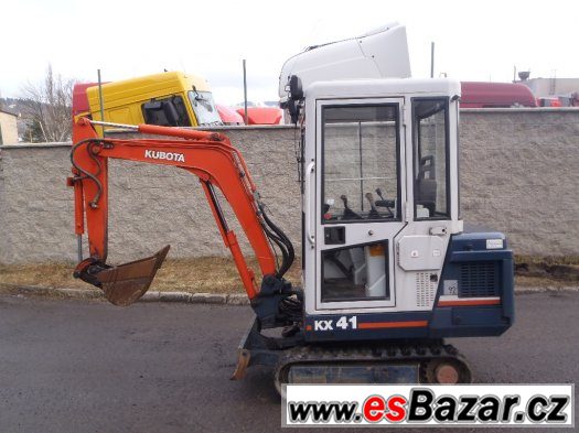 Prodám rypadlo Kubota KX 41 – fotografie 2