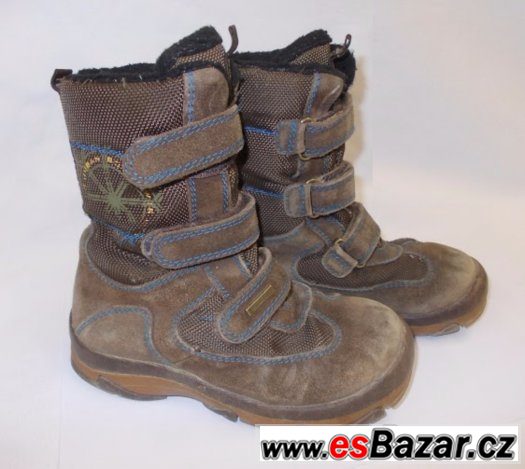 Dětské zimní boty / sněhule - vel. 29, stélka 17,5 cm – fotografie 3