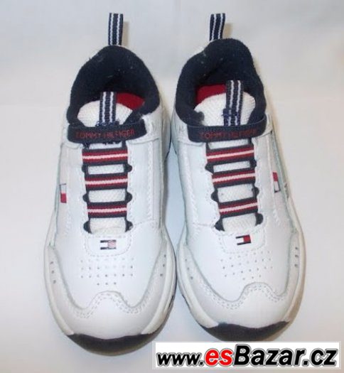 Dětské bílé sportovní boty TOMMY HILFIGER - 26 / 3 roky – fotografie 1