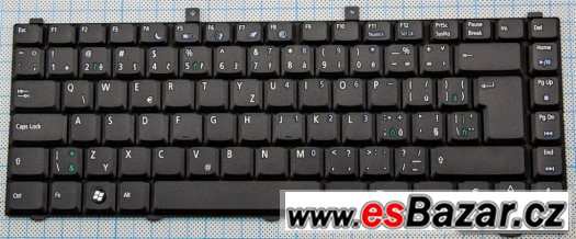 nová klávesnice pro Acer Aspire 3100 3650 3690 5630 5650 510 – fotografie 1