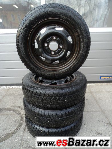 Zimní 155/70/13 6,3mm + disky 4x108 (FORD, MAZDA) – fotografie 1