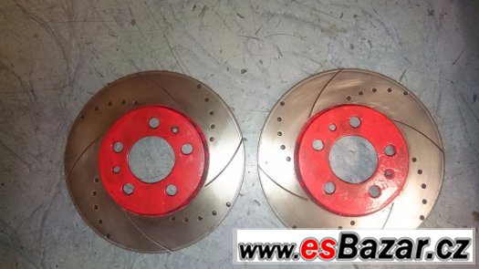 Prodám brzdové chlazené kotouče 256mm 5x100 – fotografie 1