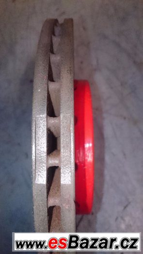 Prodám brzdové chlazené kotouče 256mm 5x100 – fotografie 3