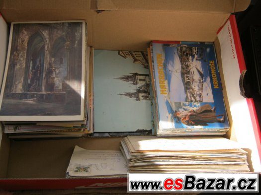 pohledy,sbírka rozličných pohlednic 1000ks – fotografie 3