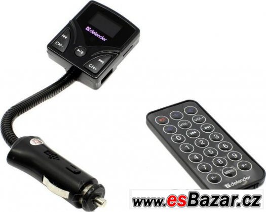 FM transmitter MP3 na USB, SD, 3,5jack, MMC do auta – fotografie 1