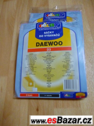 Sáčky do vysavače DAEWOO D3 – fotografie 1