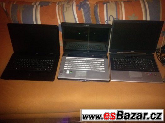 prodam 3x pc nonbuky na opravu hp toshiba fujitsu siemens – fotografie 1