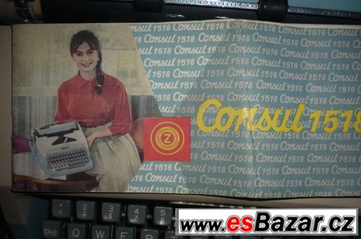 Psací stroj Consul 1518 cca ze 60. let – fotografie 3