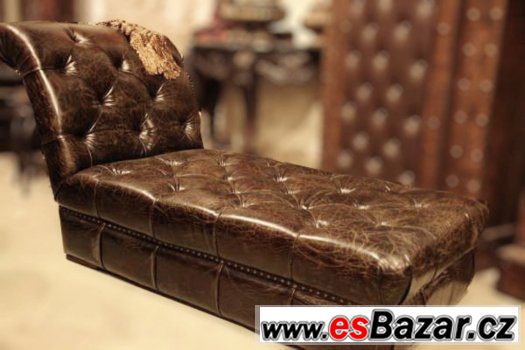 CHESTERFIELD LUXUSNÍ SEDACÍ OTOMAN – fotografie 3