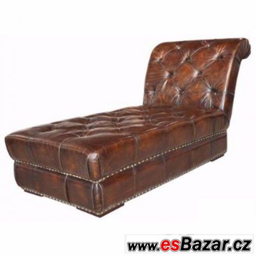 CHESTERFIELD LUXUSNÍ SEDACÍ OTOMAN – fotografie 4