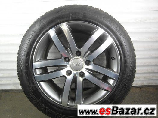 Audi Q7 - Originální 18" alu kola - 5x130 - Zimní pneu – fotografie 3