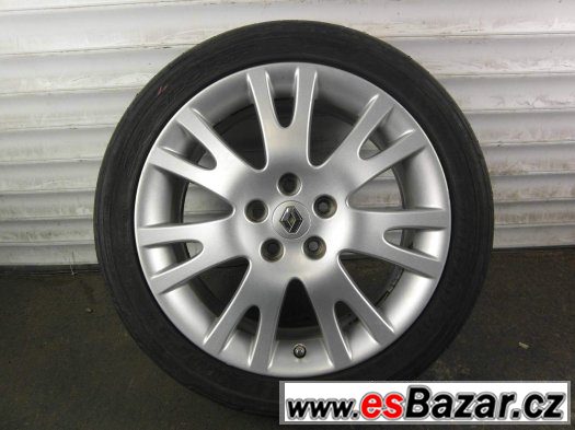 Renault Laguna - Originální 17" alu kola - ET 50 - 5x108 – fotografie 1