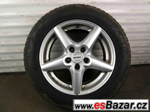 Audi A4 - 16" alu kola - ET 35 - 5x112 - Zimní pneu – fotografie 1
