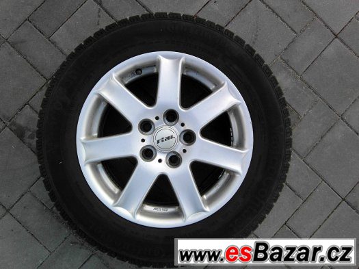 16" alu kola disky - 5x120 - ET 20 - Letní 205/65R16C – fotografie 3