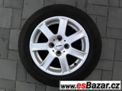 Renault Megane - 15" alu kola - 4x100 - Letní pneu