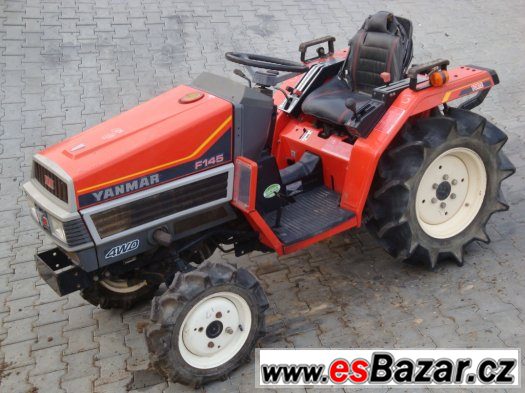 Malotraktor Yanmar F145, 14 Hp, pohon 4x4, tříválec – fotografie 1