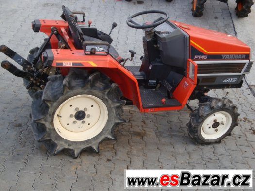 Malotraktor Yanmar F145, 14 Hp, pohon 4x4, tříválec – fotografie 2