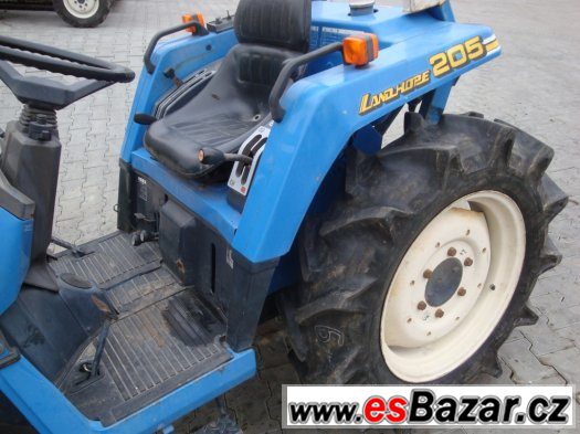 Malotraktor ISEKI TU205F 20 Hp, 4x4, diesel, tříválec – fotografie 3