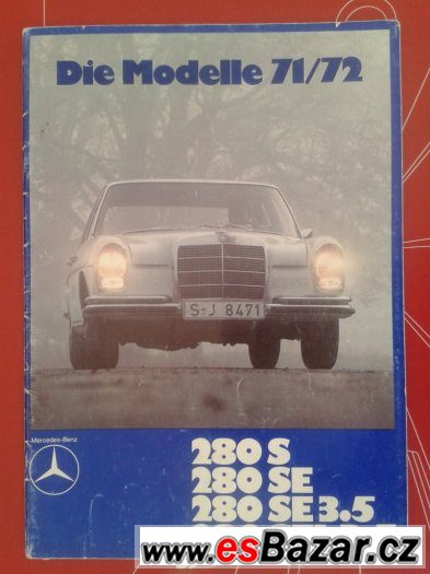 Originál prospekty firmy Mercedes-Benz zachovalé – fotografie 1