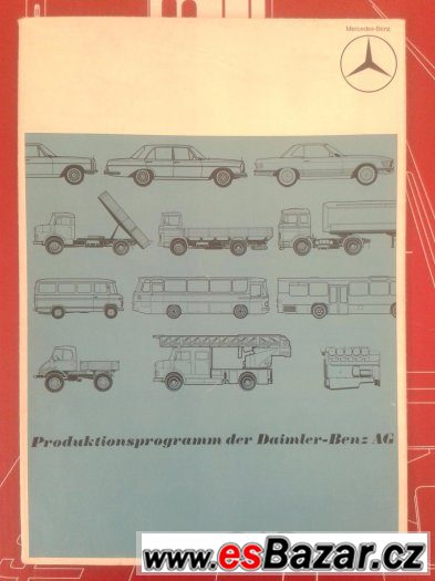 Originál prospekty firmy Mercedes-Benz zachovalé – fotografie 5