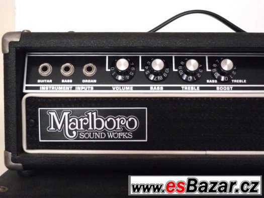 Zesilovač+box-Marlboro Sound Works, Made in USA – fotografie 3