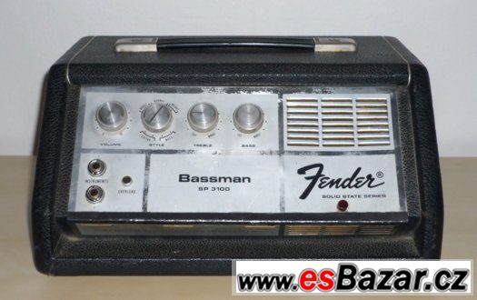 Zesilovač-Fender Bassman SP 3100, Made in USA – fotografie 1