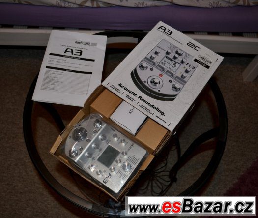 Prodám multiefekt pro akustickou kytaru ZOOM A-3 – fotografie 1