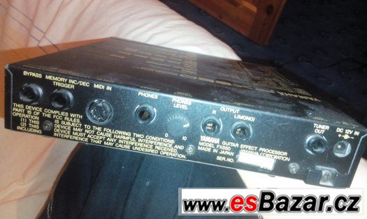 Kytarový multiefekt YAMAHA FX550 – fotografie 5