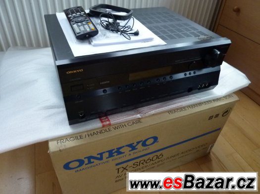Onkyo TX-SR 606 HDMI perfektní stav,komplet balení – fotografie 1