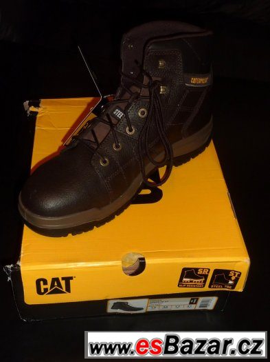 Boty Caterpillar EU46 Dimen Hi ST Dark Brown – fotografie 2