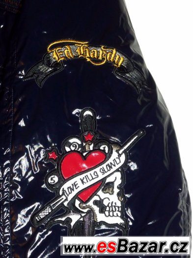 Zimní bunda Ed Hardy Love Kills nová – fotografie 3