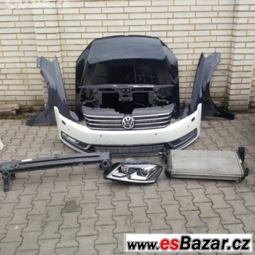 Volkswagen Passat B-7 Dily na Predek Airbagova sada Chladic – fotografie 1