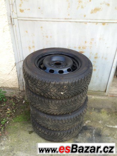 Zimní pneu na discích Ford 195/65 R15, 5x108 – fotografie 1