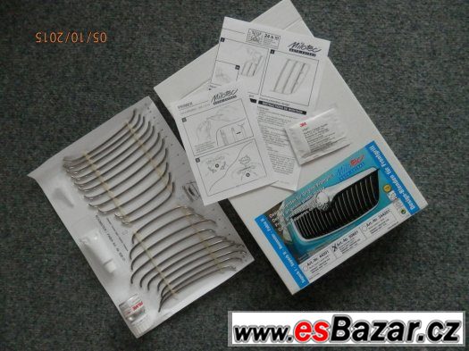 Nerezové lišty masky chladiče pro Fabia II, Roomster - – fotografie 1