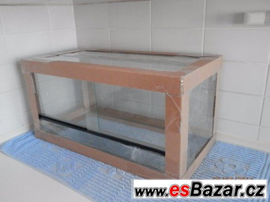 Terárium 60x30x30 cm, nové, – fotografie 1