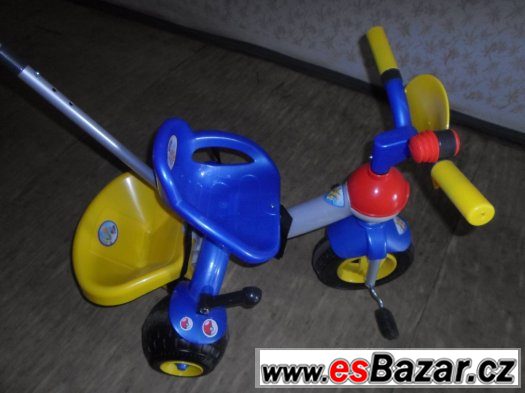 Tříkolka s vodící tyčí "POKEMON" – fotografie 3