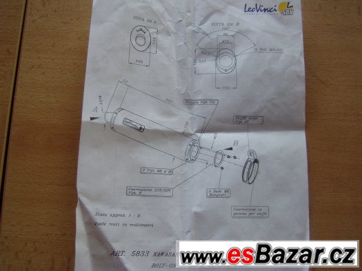 Kawasaki ZX6R 95-98 originál koncovka výfuku – fotografie 2