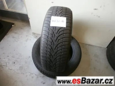 Prodám 2 x zimní pneu Nokian 205/60-16