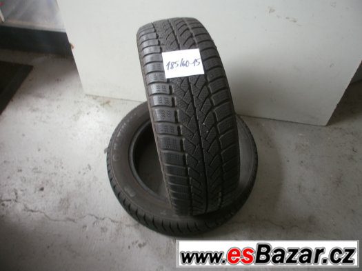 Prodám 2 x zimní pneu Platin 185/60-15 – fotografie 1