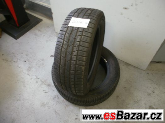 Prodám 2 x zimní pneu Continetal 205/60-16 – fotografie 1