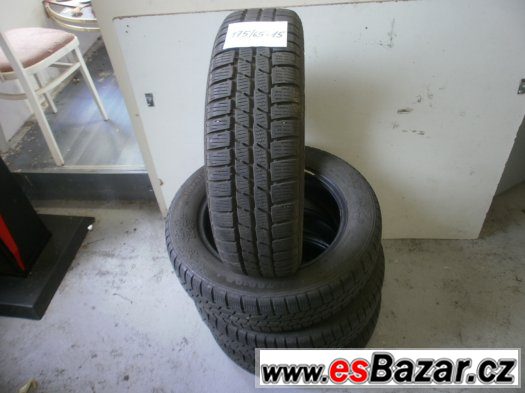 Prodám 4 x zimní pneu Continetal 175/65-15 – fotografie 1