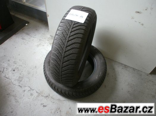 Prodám 2 x zimní pneu Goodyear 175/70-14 – fotografie 1