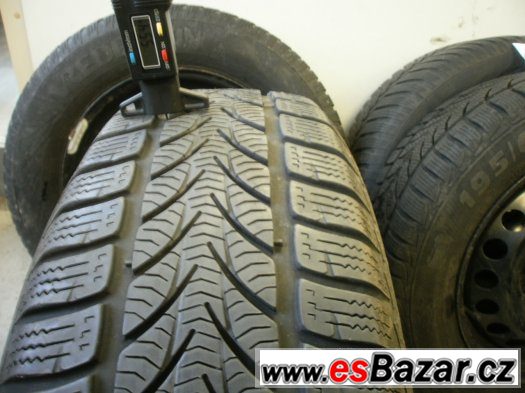 Prodám zimní sadu Škoda Octavia II,VW,Seat pneu 195/65-15 – fotografie 5