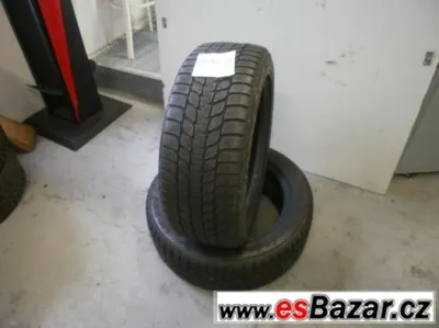 Prodám 2 x zimní pneu Bridgestone 225/55-17