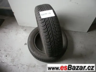 Prodám 2 x zimní pneu Sava 165/70-14