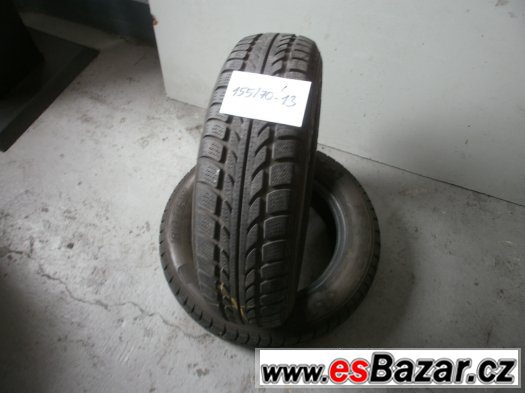Prodám 2 x zimní pneu Rotex 155/70-13 – fotografie 1