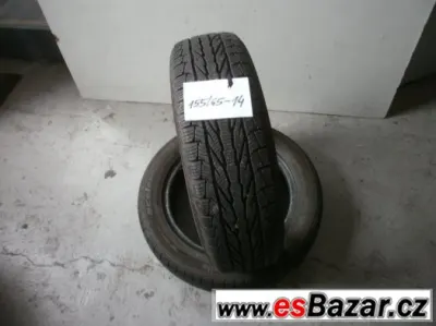 Prodám 2 x zimní pneu Apollo 155/65-14-